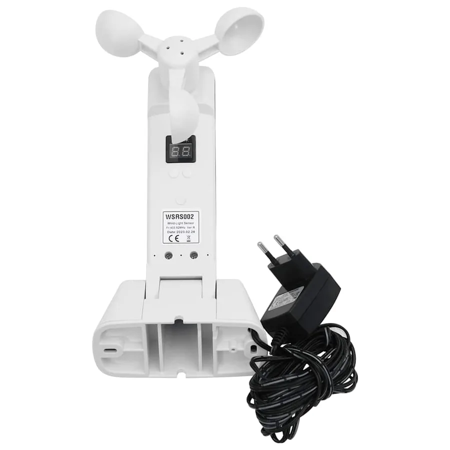 Auvent rétractable automatique avec LED anthracite et blanc - 12