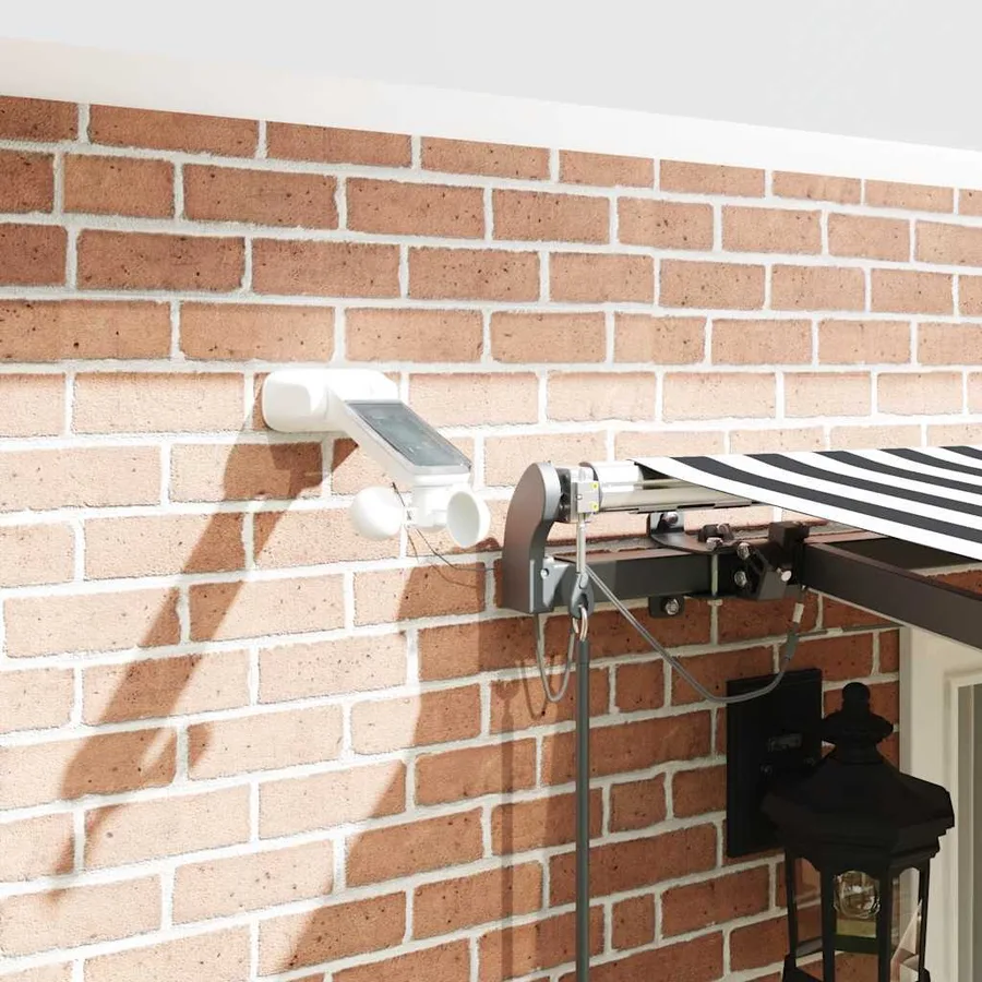 Auvent rétractable automatique avec LED anthracite et blanc - 4
