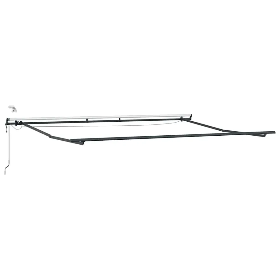 Auvent rétractable automatique avec LED anthracite et blanc - 7