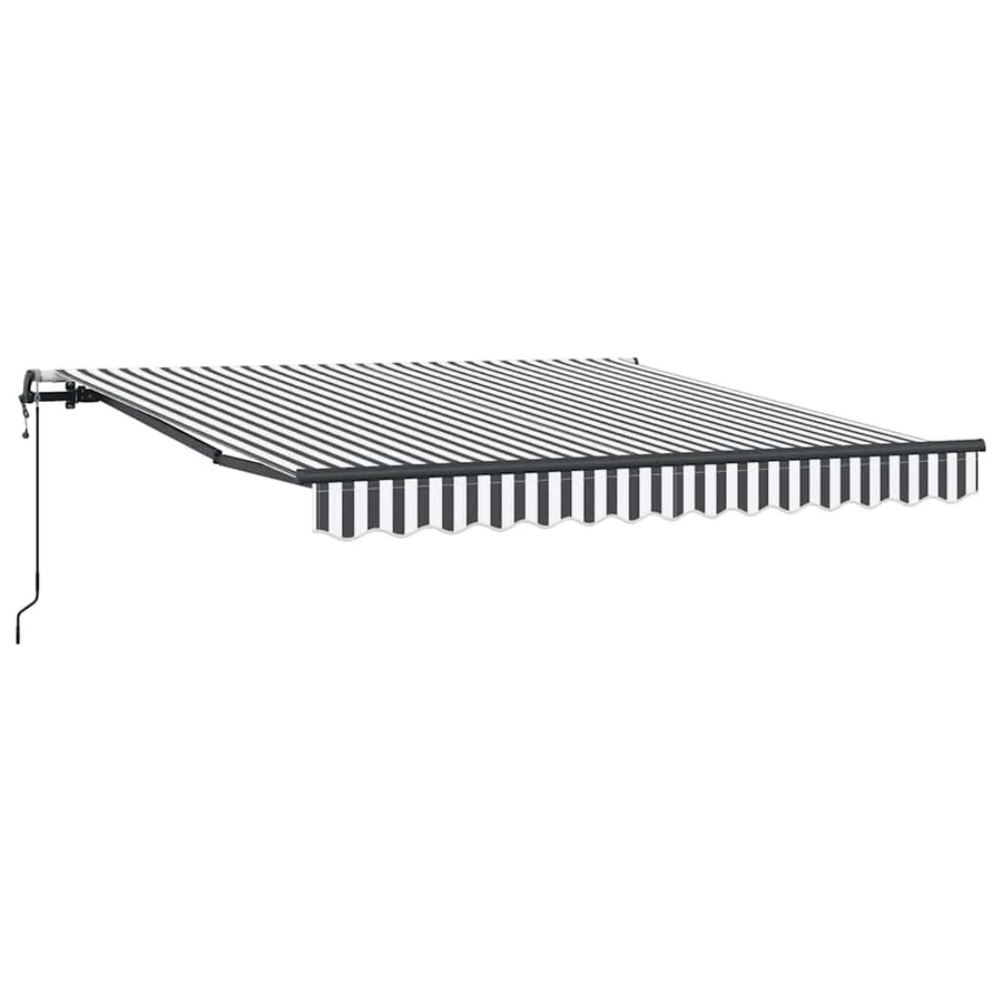 Auvent rétractable automatique anthracite et blanc 300x250 cm - 2