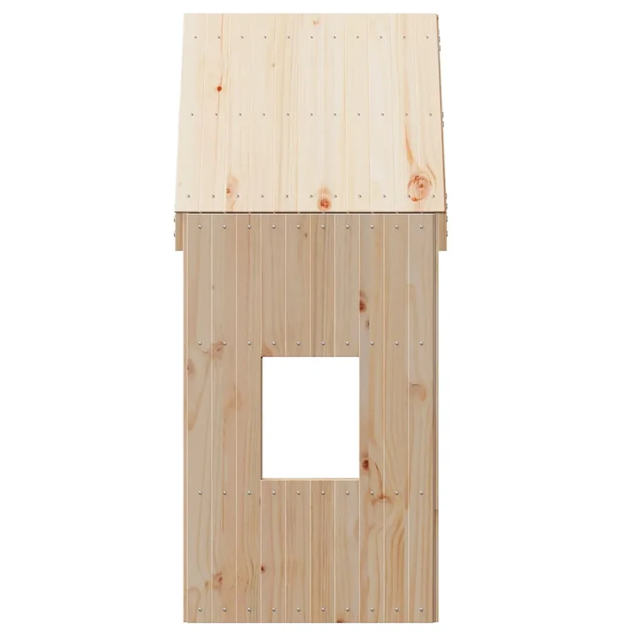 Toit de lit pour enfants 60x99x139,5 cm bois de pin massif - 4