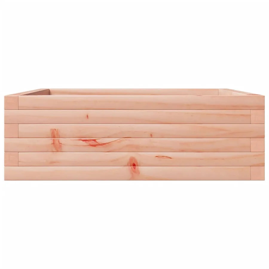 Jardinière 70x70x23 cm bois massif douglas - 6