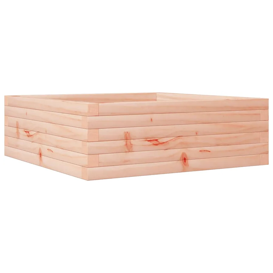 Jardinière 70x70x23 cm bois massif douglas - 7