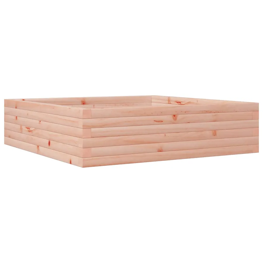 Jardinière 90x90x23 cm bois massif douglas - 2