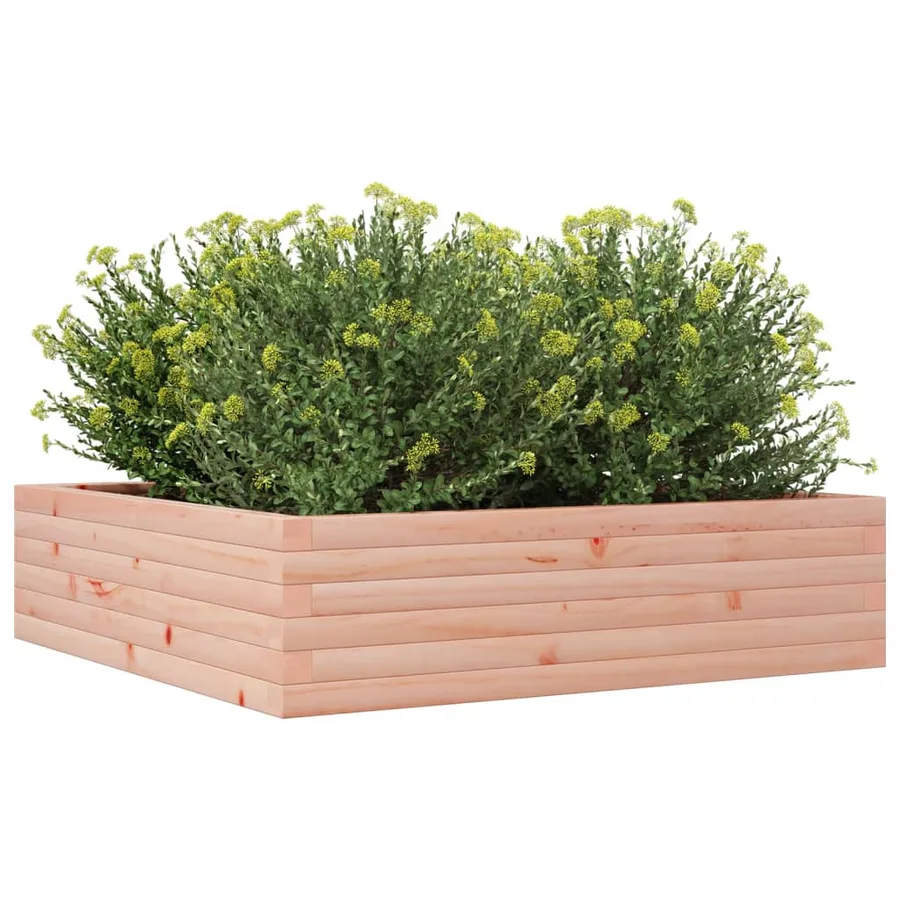 Jardinière 90x90x23 cm bois massif douglas - 4