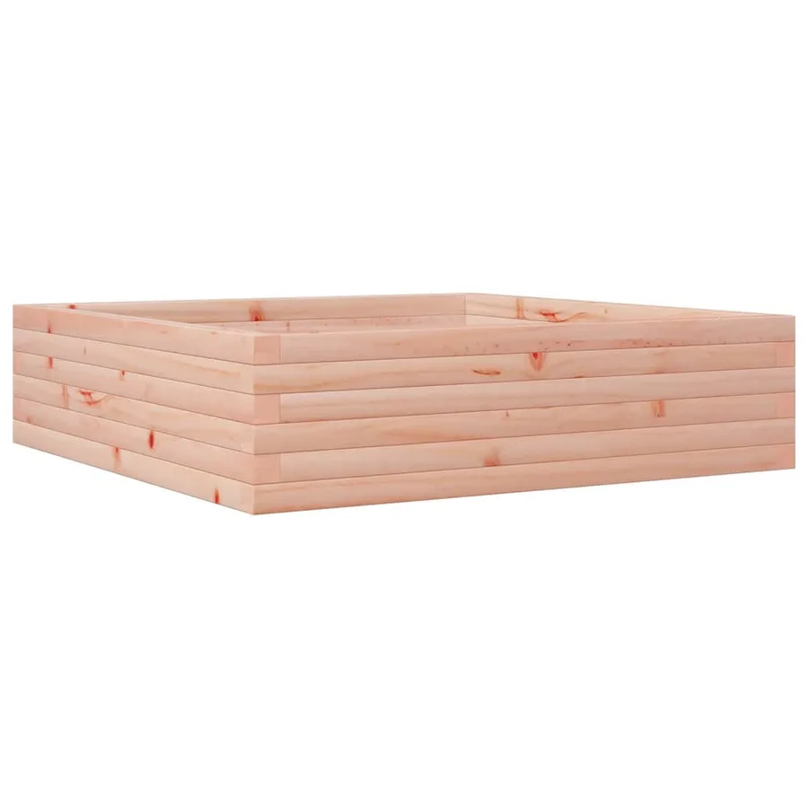 Jardinière 90x90x23 cm bois massif douglas - 7