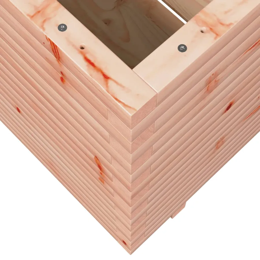 Jardinière 70x70x72,5 cm bois massif de douglas - 8