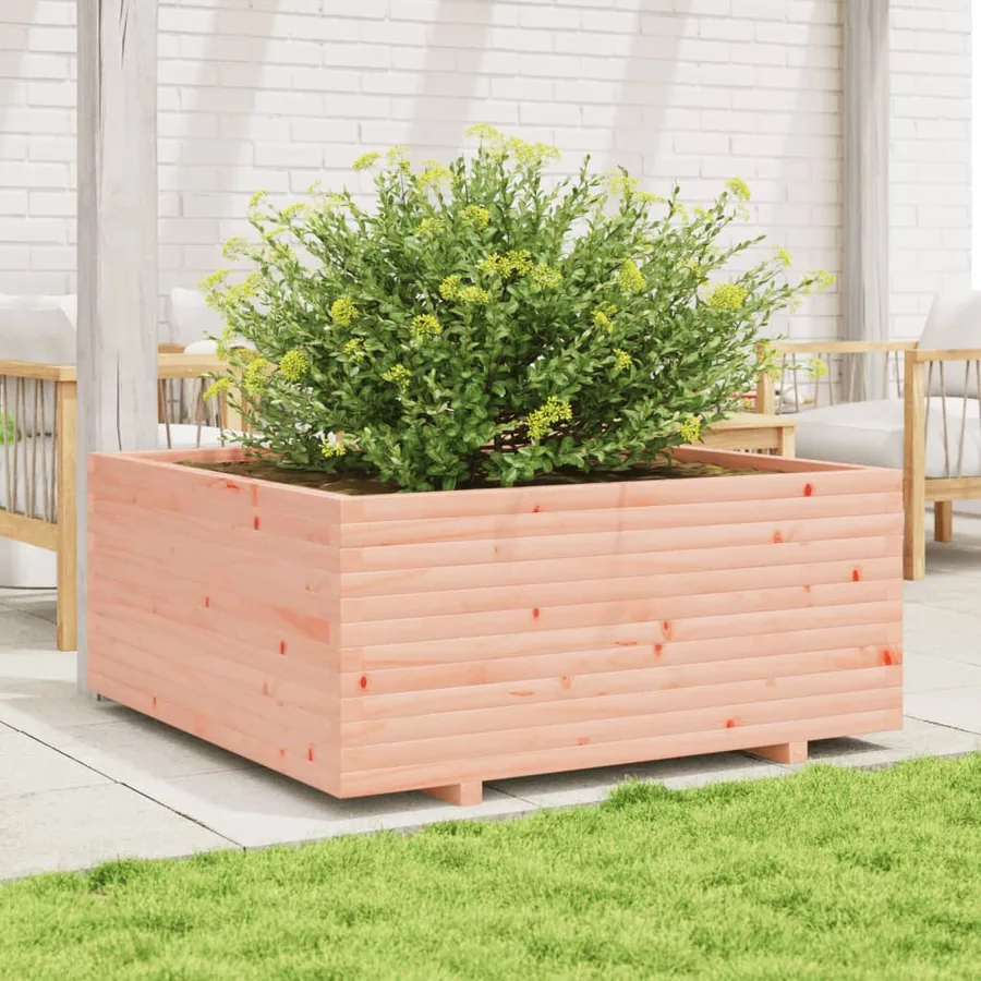 Jardinière 110x110x49,5 cm bois massif de douglas - 3