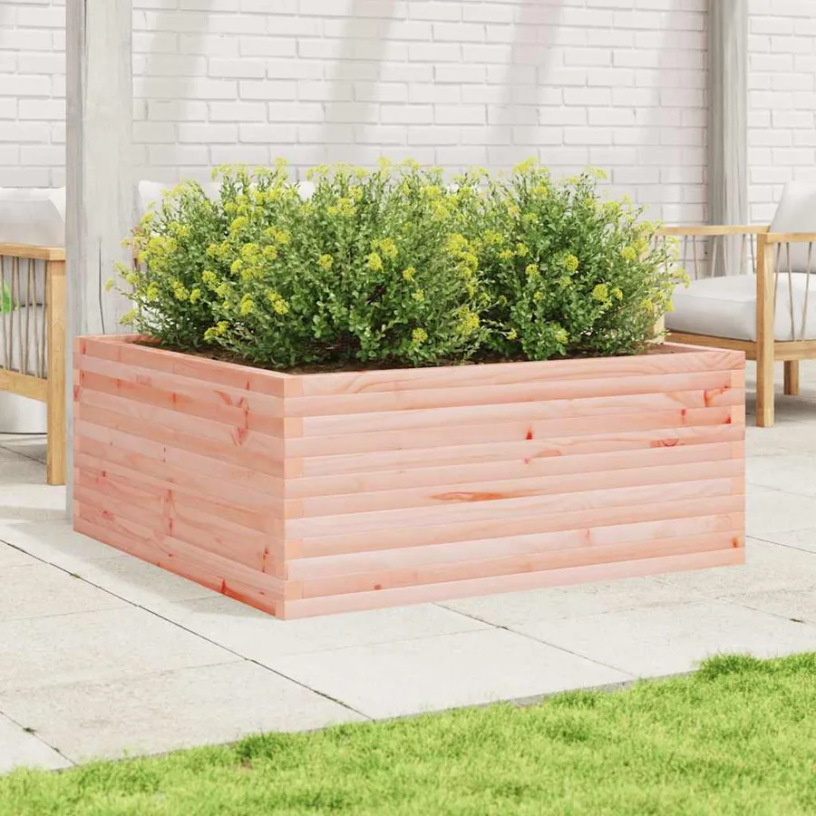 Jardinière 110x110x46 cm bois massif de douglas - 3