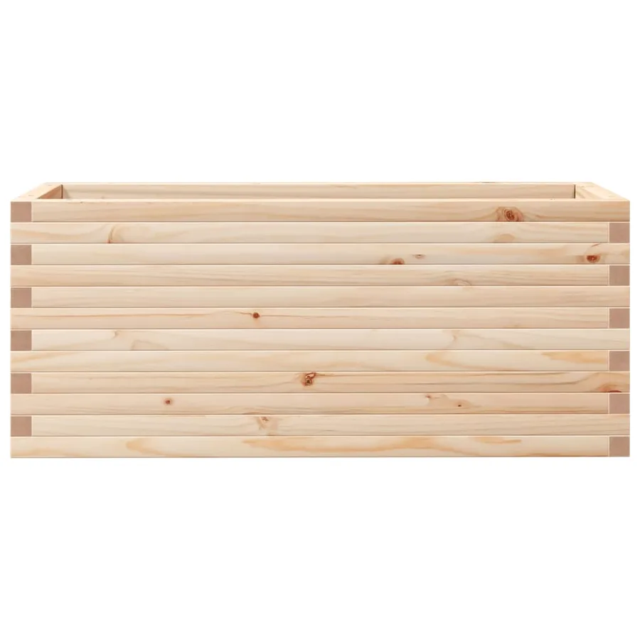 Jardinière 110x40x45,5 cm bois de pin massif - 5