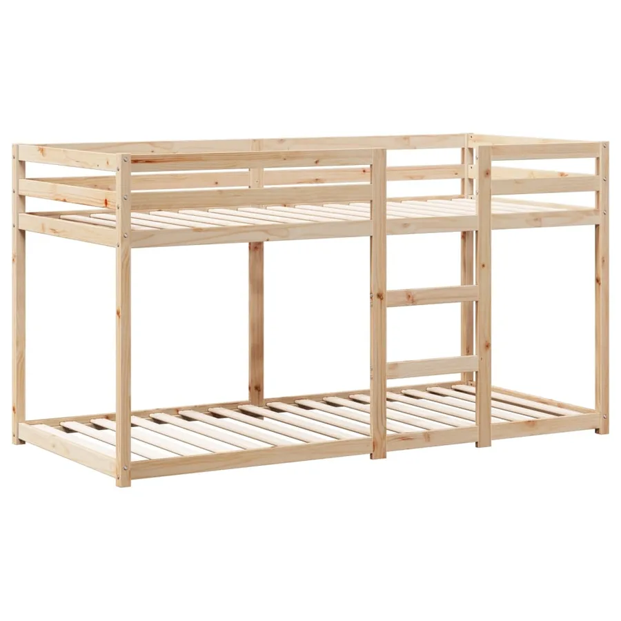 Lit superposé sans matelas 75x190 cm bois de pin massif - 5