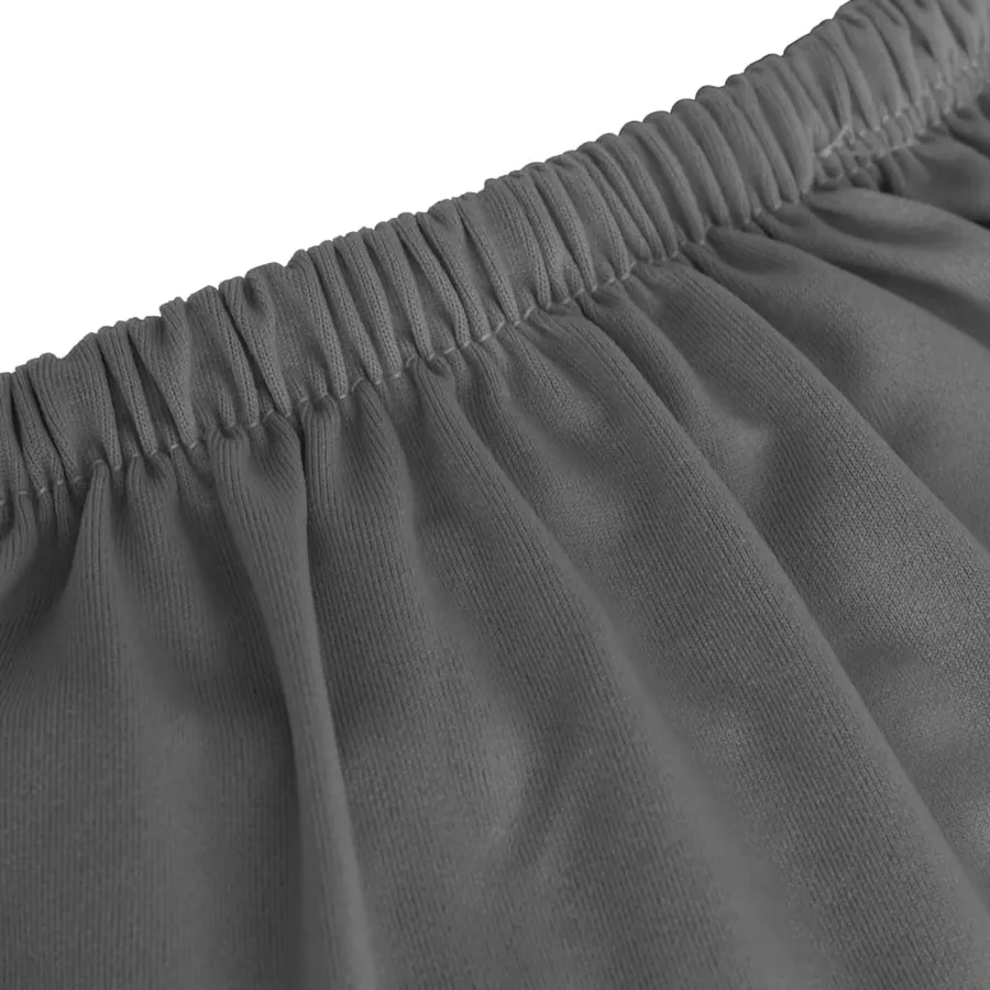 Housse extensible canapé 2places Anthracite Jersey de polyester - 5