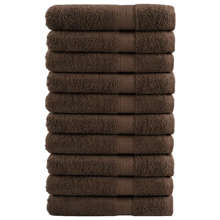 Serviettes de sauna de qualité supérieure SOLUND 10 pcs marron