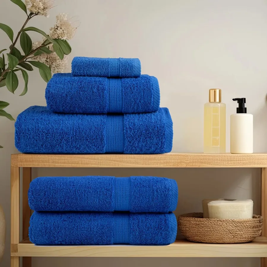 Serviettes de sauna de qualité supérieure SOLUND 10 pcs bleu - 3