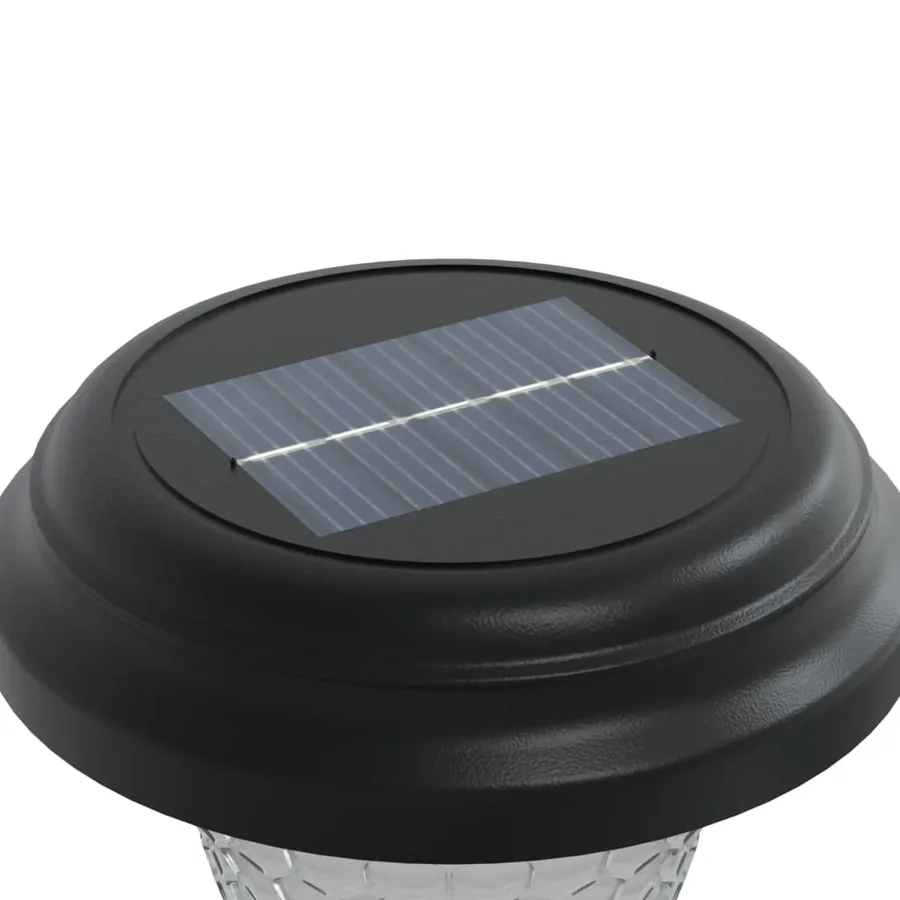 Lampes solaires d'allées et piquets de sol 12 pcs blanc - 8