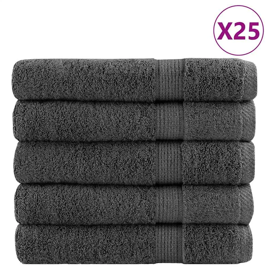 Serviettes de qualité supérieure SOLUND 25 pcs anthracite