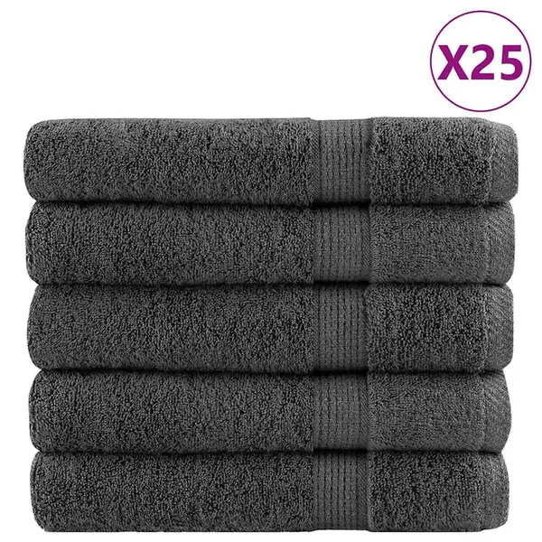 Serviettes de qualité supérieure SOLUND 25 pcs anthracite