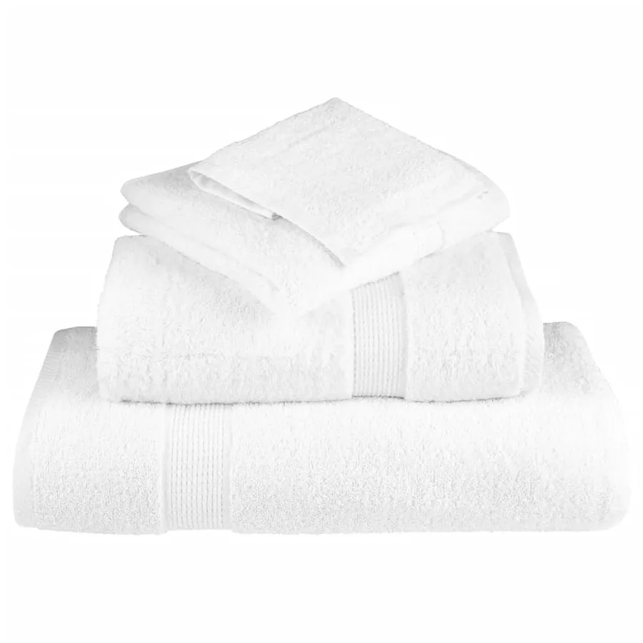 Serviettes de bain de qualité supérieure SOLUND 25 pcs blanc - 4