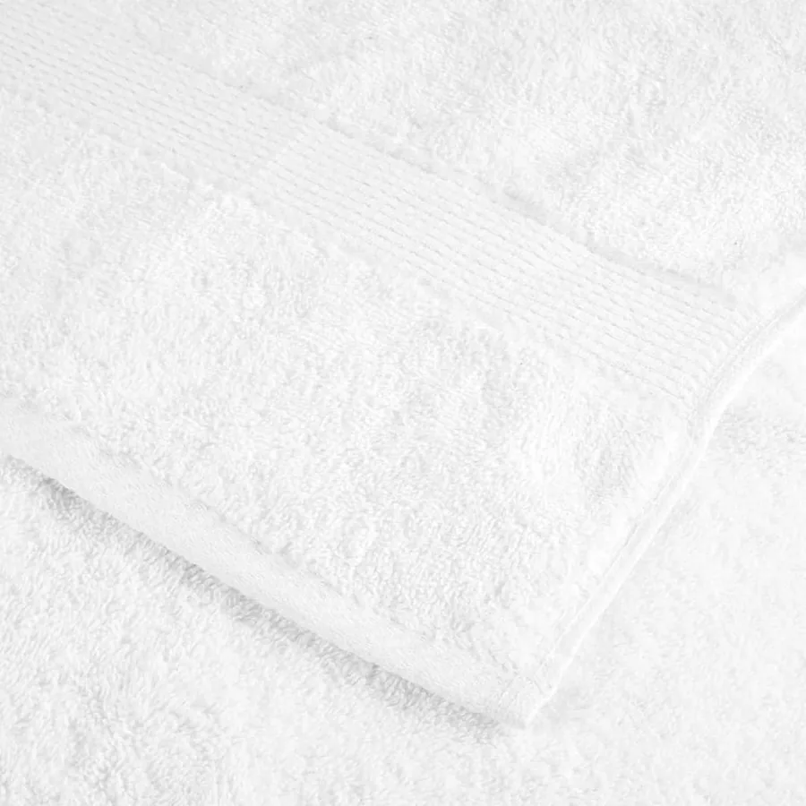 Serviettes de bain de qualité supérieure SOLUND 25 pcs blanc - 6