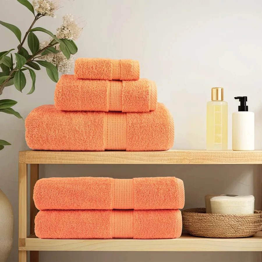 Serviettes de sauna de qualité supérieure SOLUND 10 pcs orange - 3
