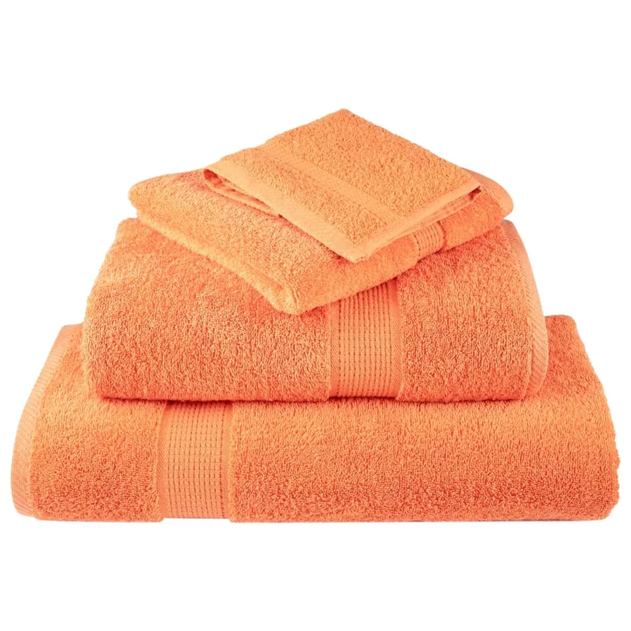 Serviettes de sauna de qualité supérieure SOLUND 10 pcs orange - 4