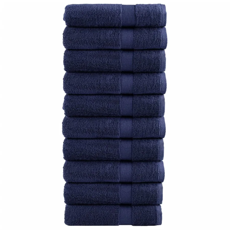 Essuie-mains de qualité supérieure SOLUND 10 pcs bleu marine