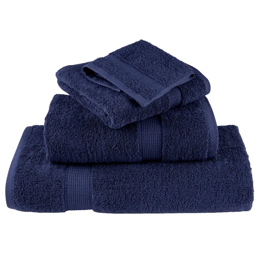 Essuie-mains de qualité supérieure SOLUND 10 pcs bleu marine - 4