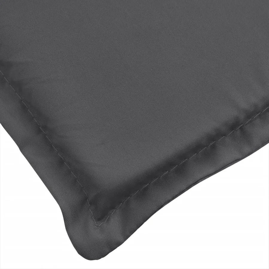 Coussins de banc de jardin lot de 2 anthracite mélangé tissu - 8