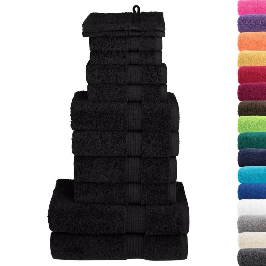 Ensemble de serviettes de qualité supérieure SOLUND 12 pcs bleu - 2