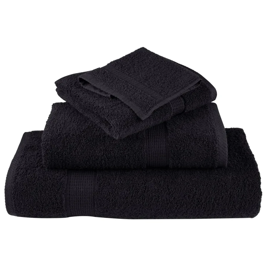 Ensemble de serviettes de qualité supérieure SOLUND 12 pcs bleu - 4