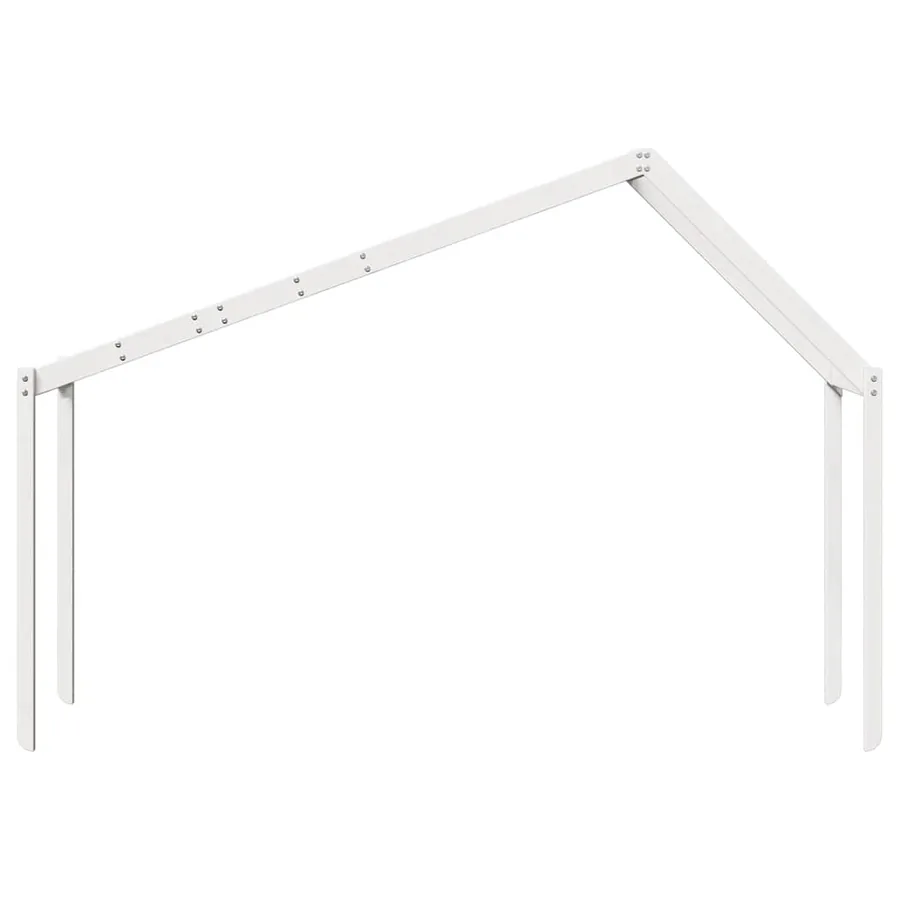 Toit de lit pour enfants 203x80,5x142 cm bois de pin massif - 4