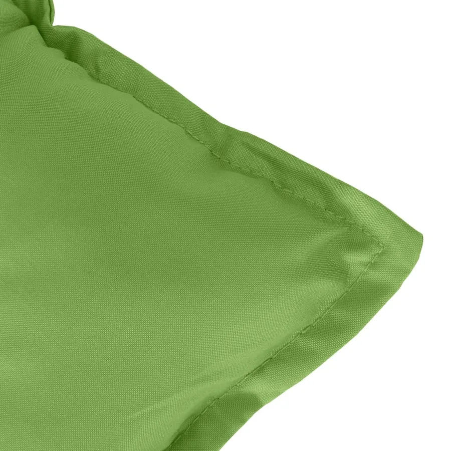 Coussins de banc de jardin lot de 2 vert mélangé tissu - 8