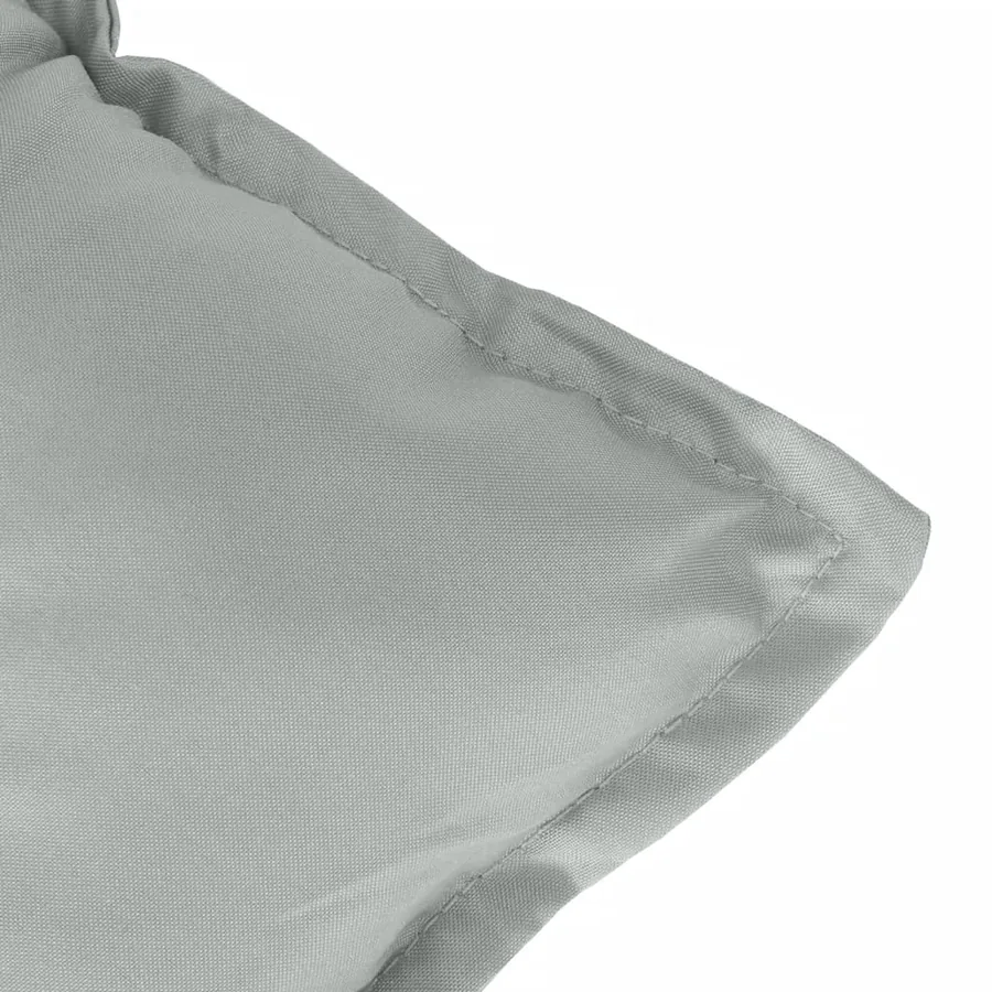 Coussins de chaise à dossier haut lot de 2 gris clair mélangé - 9