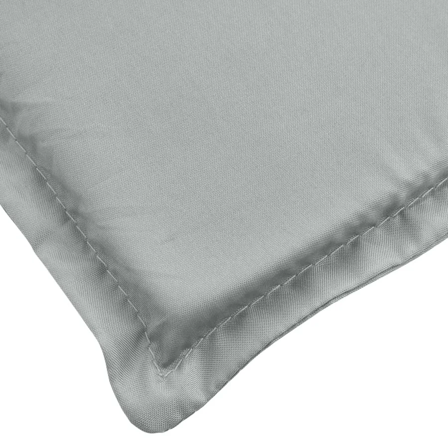 Coussin de banc de jardin gris clair mélangé 150x50x7 cm tissu - 5