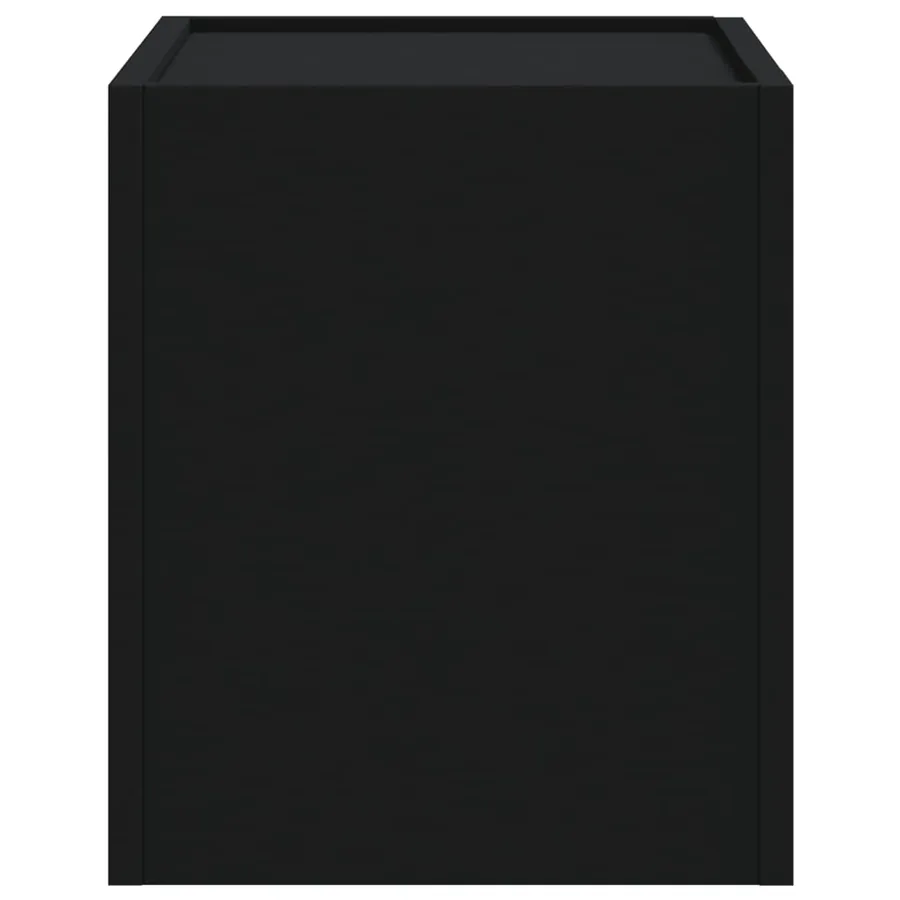 Tables de chevet murales 2 pcs noir 45x30x35 cm - 6