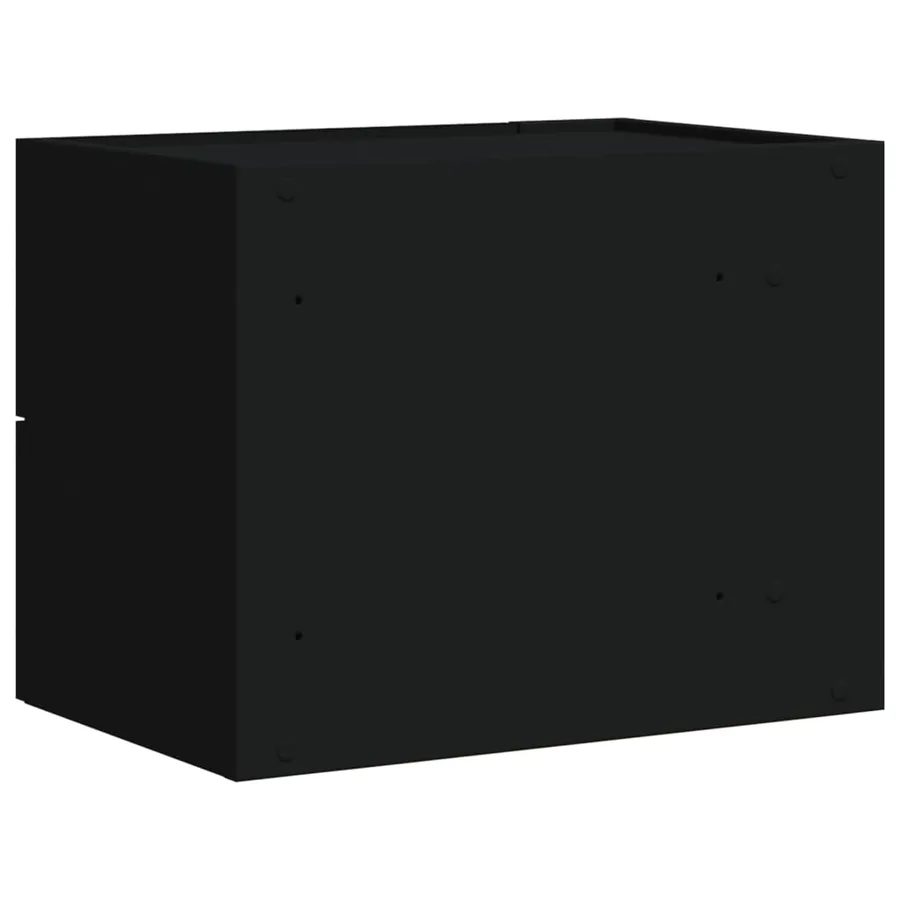 Tables de chevet murales 2 pcs noir 45x30x35 cm - 7