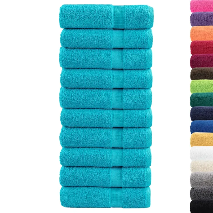 Essuie-mains de qualité supérieure SOLUND 10 pcs turquoise - 2