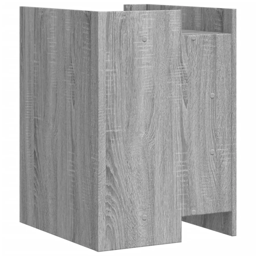 Table de chevet sonoma gris 45x50x65 cm bois d'ingénierie - 6