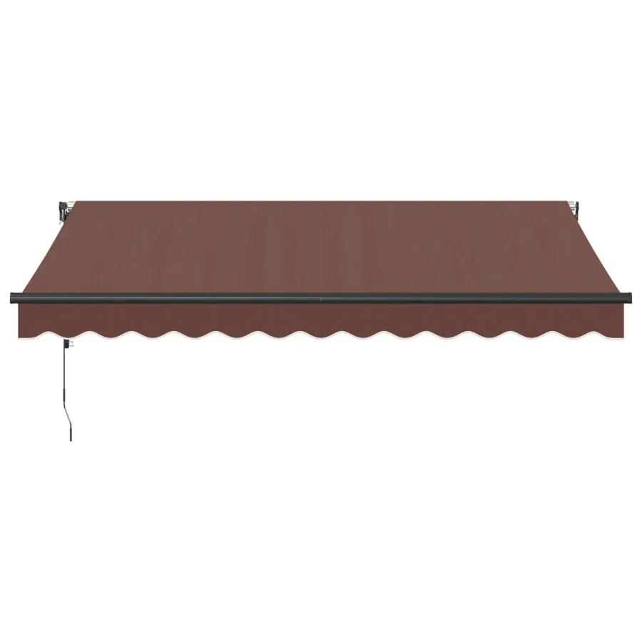 Auvent rétractable automatique marron 350x250 cm - 3