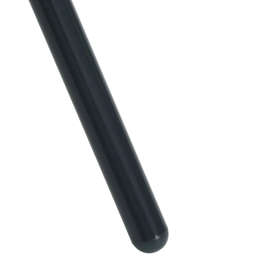 Ensemble de chaises de jardin empilables 3 pcs anthracite - 10