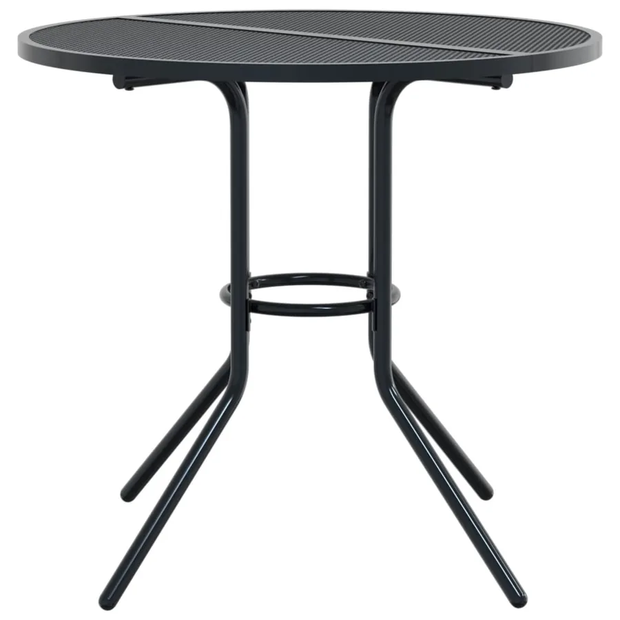 Ensemble de chaises de jardin inclinables 5 pcs anthracite - 5