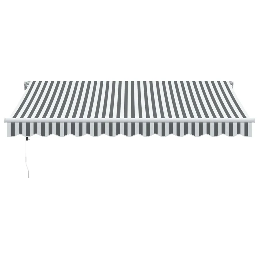 Auvent rétractable automatique anthracite et blanc 350x250 cm - 3