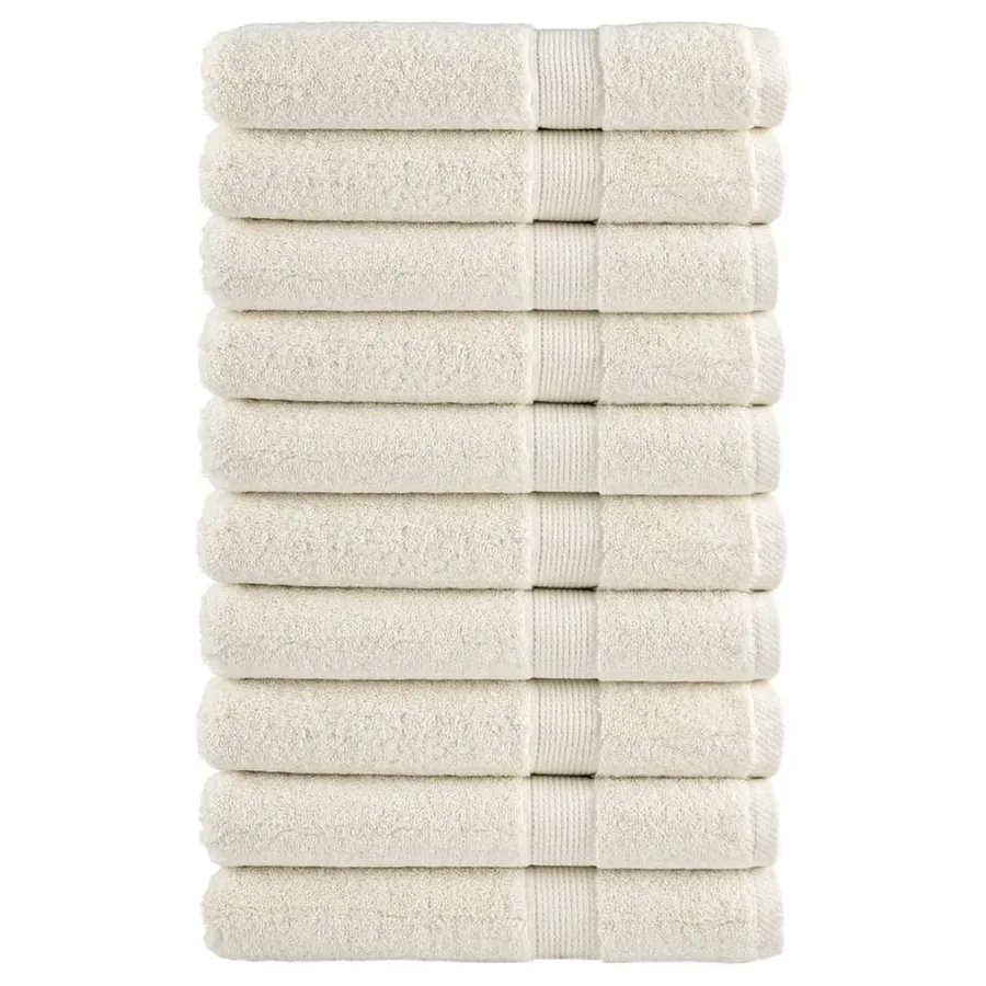 Serviettes de qualité supérieure SOLUND 10 pcs crème 600 g/m²