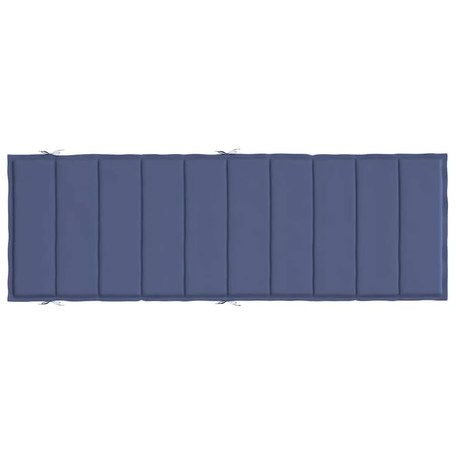 Coussin de chaise longue bleu marine tissu oxford - 6