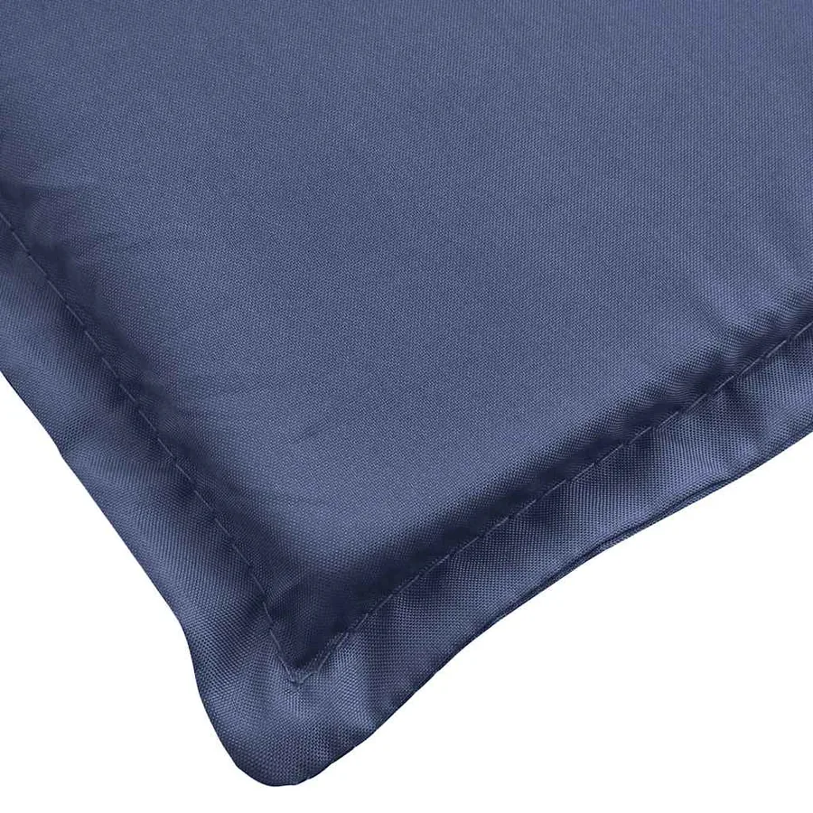 Coussin de chaise longue bleu marine tissu oxford - 7
