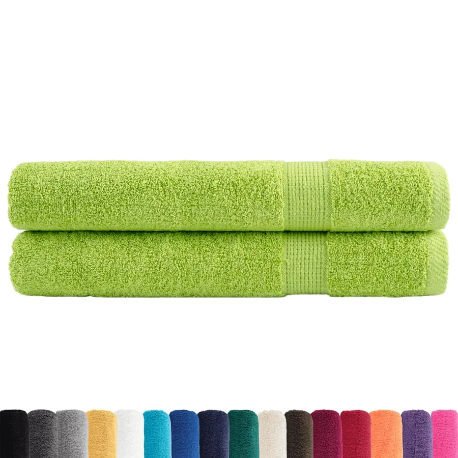 Serviettes de qualité supérieure SOLUND 2 pcs vert pomme - 2