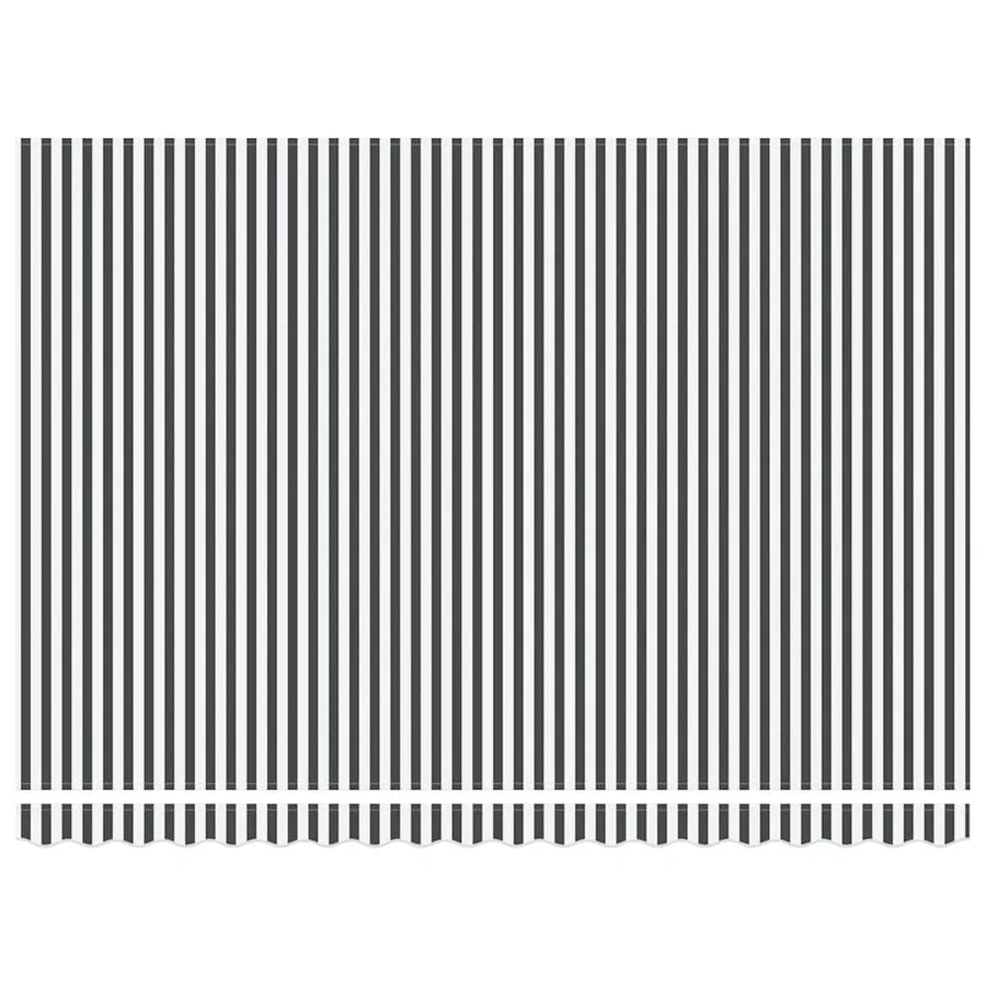 Auvent manuel rétractable avec LED anthracite blanc 450x300 cm - 9