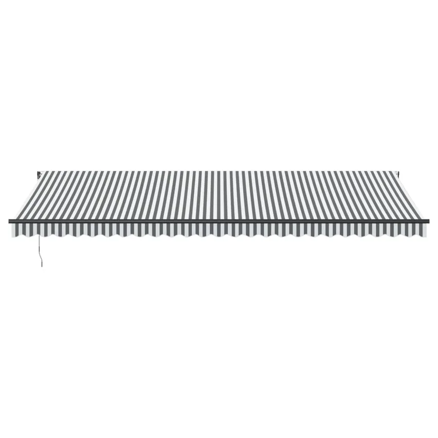 Auvent rétractable automatique avec LED anthracite et blanc - 4