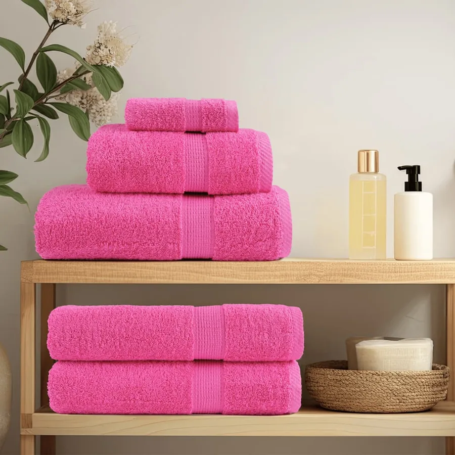 Serviettes de qualité supérieure SOLUND 10 pcs rose 600 g/m² - 3