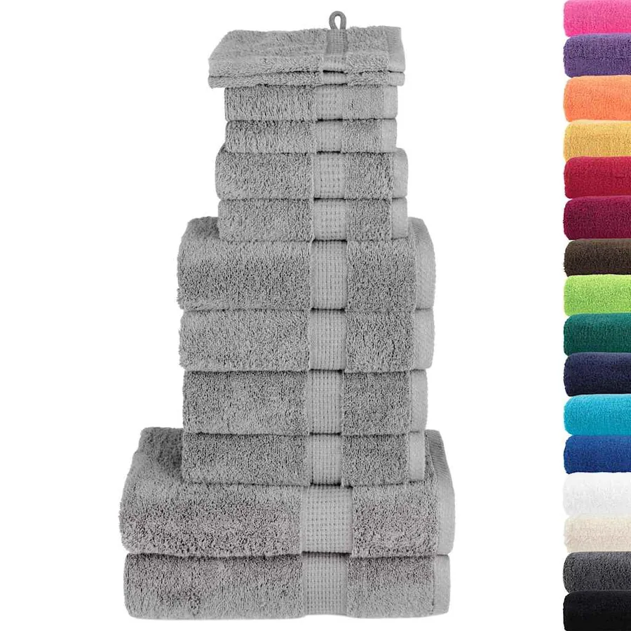 Ensemble de serviettes de qualité supérieure SOLUND 12 pcs gris - 2